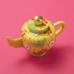 tea pot vivid yellow