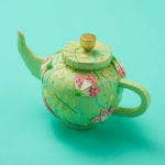 tea pot pale green